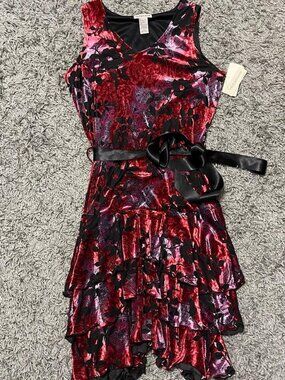 Whimsygoth NWT Notations 2000s Velvet Dress Size L
